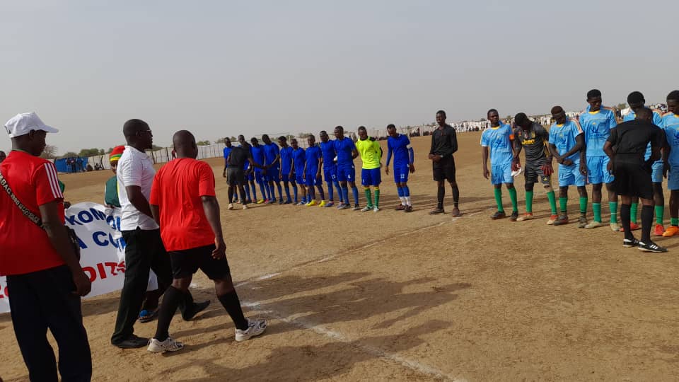 Une équipe de football